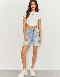 Bermuda di Jeans a Vita Alta^Tally Weijl Flash Sale