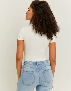 Body Basico Bianco a Maniche Corte^Tally Weijl Outlet