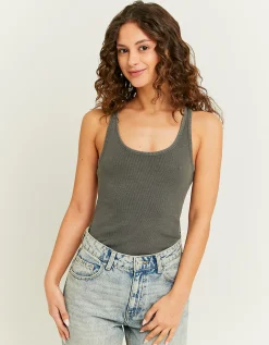 Body Basico Grigio Effetto Acid Wash^Tally Weijl Flash Sale