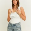 Body Bianco con Cappuccio e Dettaglio Sexy^Tally Weijl Store