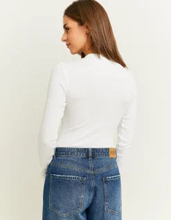 Body Bianco con Colletto Polo^Tally Weijl Sale