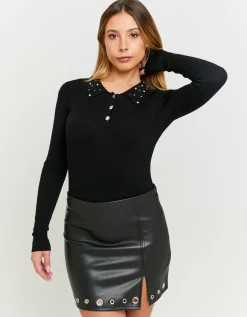 Body in Maglia con Bottoni Gioiello e Strass^Tally Weijl New
