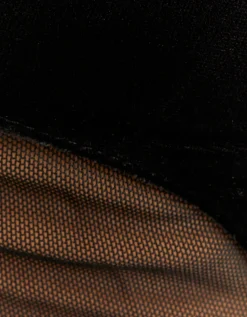 Body in Velluto con Dettagli in Mesh^Tally Weijl Hot