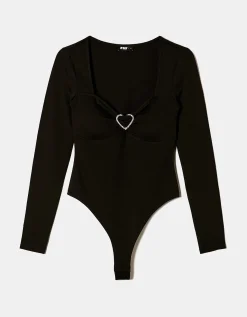 Body con Dettaglio in Strass a Forma di Cuore^Tally Weijl Outlet