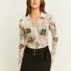 Camicia a Quadri Arricciata^Tally Weijl Fashion