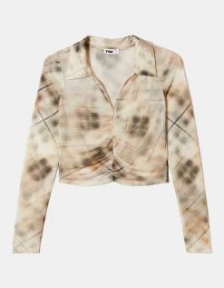 Camicia a Quadri Arricciata^Tally Weijl Fashion