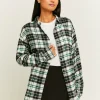 Camicia Oversize a Quadri Verde e Nera^Tally Weijl Best Sale