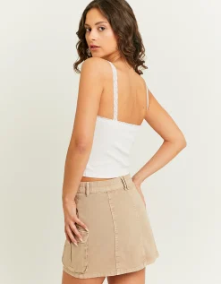 Canottiera con Stampa e Inserto in Pizzo^Tally Weijl Store