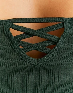 Canottiera con Lace Up Frontale^Tally Weijl Shop
