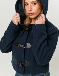 Cappotto Corto Navy con Cappuccio^Tally Weijl Cheap