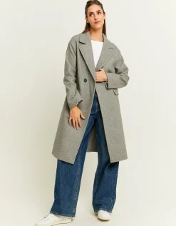 Cappotto in Finta Lana Grigio^Tally Weijl Clearance