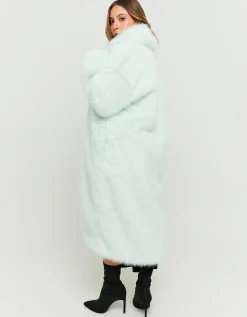 Cappotto in Finta Pelliccia Lungo Menta^Tally Weijl Discount