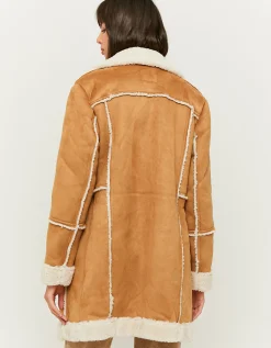 Cappotto In Pelliccia Sintetica Marrone^Tally Weijl New