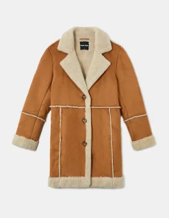 Cappotto In Pelliccia Sintetica Marrone^Tally Weijl New