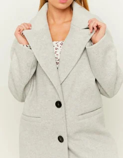 Cappotto Oversize Grigio Melange^Tally Weijl Flash Sale
