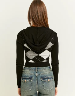 Cardigan a Quadri con Cappuccio^Tally Weijl Shop