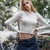 Cardigan con Zip e Cappuccio^Tally Weijl Flash Sale