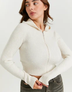 Cardigan con Zip e Cappuccio^Tally Weijl Flash Sale