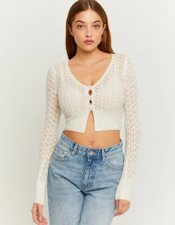 Cardigan Corto Bianco^Tally Weijl Flash Sale