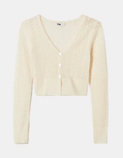 Cardigan Corto Bianco^Tally Weijl Flash Sale