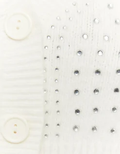 Cardigan Corto Bianco con Strass^Tally Weijl Best Sale