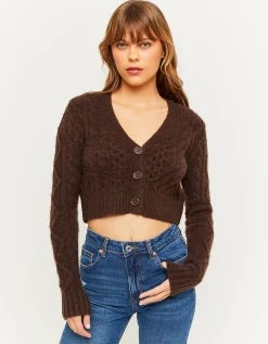 Cardigan Corto In Maglia Intrecciata^Tally Weijl New
