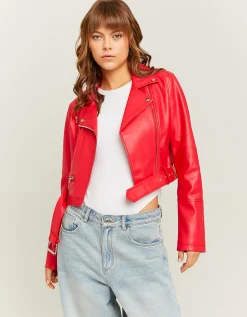 Chiodo In Similpelle Rosso^Tally Weijl Clearance