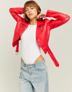 Chiodo In Similpelle Rosso^Tally Weijl Clearance