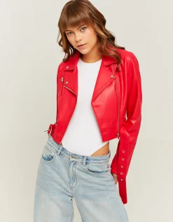 Chiodo In Similpelle Rosso^Tally Weijl Clearance