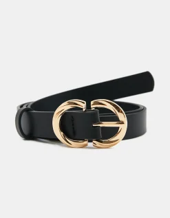 Cintura con Doppia Fibbia Nera^Tally Weijl Cheap