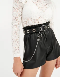 Cintura Nera con Borchie Piatte^Tally Weijl Store