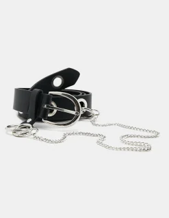 Cintura Nera con Borchie Piatte^Tally Weijl Store