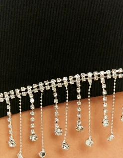 Crop Top da Festa con Strass^Tally Weijl Discount