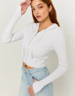 Felpa con Cappuccio in Maglia^Tally Weijl Outlet