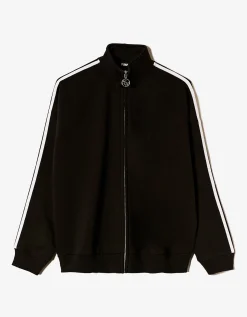 Felpa con Zip Nera^Tally Weijl Cheap