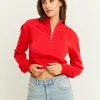 Felpa Corta con Zip^Tally Weijl Discount