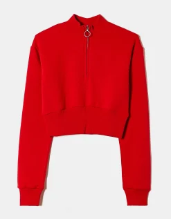 Felpa Corta con Zip^Tally Weijl Discount