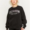 Felpa Fantasia Oversize Nera^Tally Weijl Fashion