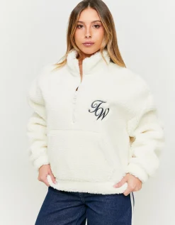 Felpa in Sherpa Oversize con Patch^Tally Weijl Online