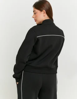 Felpa Nera con Zip^Tally Weijl Clearance