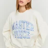 Felpa Oversize Bianca con Patch^Tally Weijl Hot