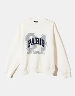 Felpa Oversize Fantasia Grigia^Tally Weijl Sale