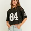 Football T-shirt in Pizzo Nera^Tally Weijl Discount