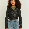 Giacca Biker in Similpelle Nera^Tally Weijl New