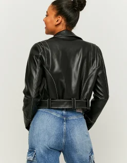 Giacca Biker In Similpelle Nera^Tally Weijl Shop