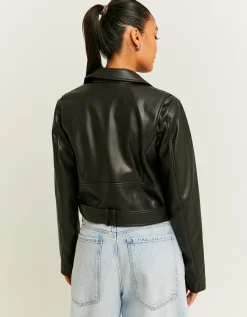 Giacca Biker in Similpelle Nera^Tally Weijl Shop