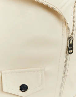 Giacca Biker in Similpelle Beige^Tally Weijl New