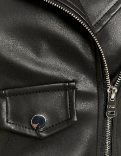 Giacca Biker in Similpelle Nera^Tally Weijl New
