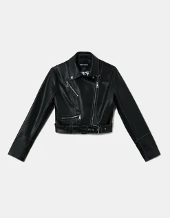 Giacca Biker In Similpelle Nera^Tally Weijl Shop
