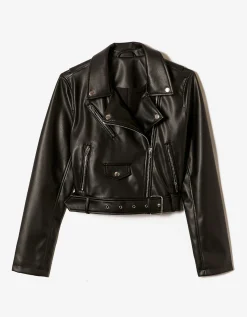 Giacca Biker in Similpelle Nera^Tally Weijl Shop